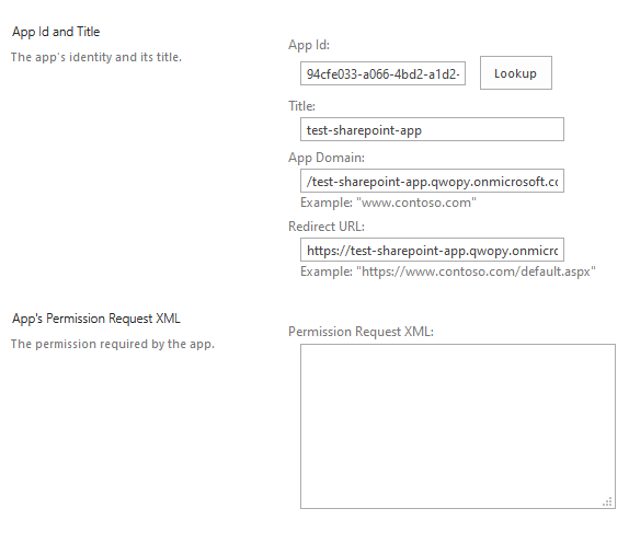 SharePoint app inventory page